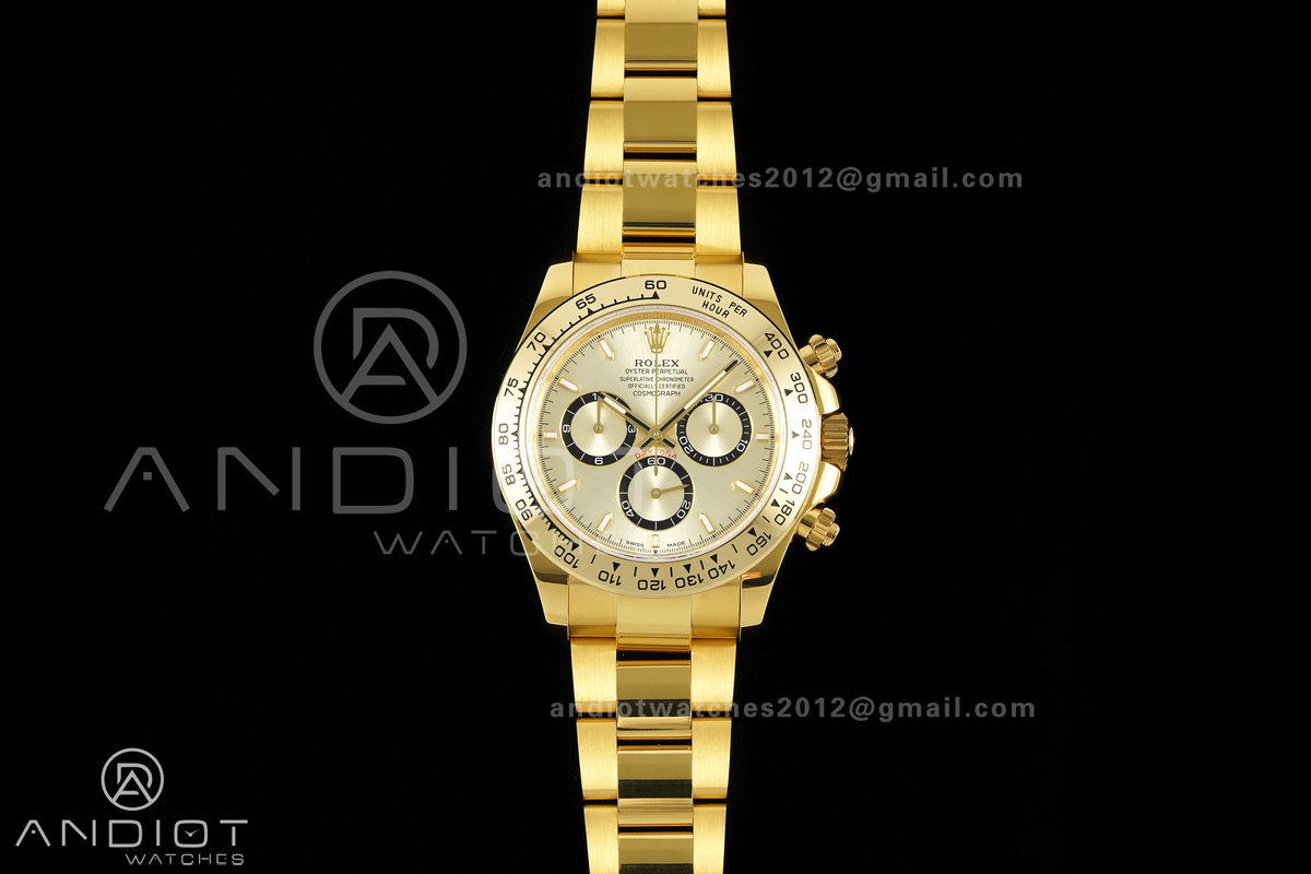 Daytona 126508 YG UFO 1:1 Best Edition YG Dial on YG Bracelet UF4131 (Free Sprung)